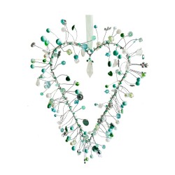 Decoration Herz mint