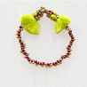 Armband HOT 2side Tassel magenta SALE