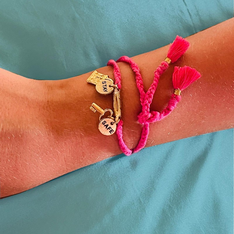 Bracelet HOT Wrap Lotuspink