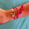Bracelet HOT Wrap Lotuspink