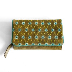 Portemonnaie Leder Buffalo Leena olive