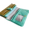 Portemonnaie Leder Buffalo Leena olive