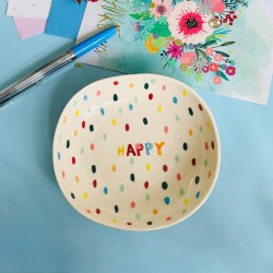 Assiette S Happy dots