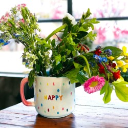 Tasse L happy dots