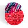 Haarclip/Haarklammer diagonal stripe mix