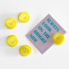 Haarclip/ Haarklammer Smiley Mini Yellow