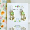Earrrings Heart mint
