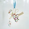 Decoration FUNKEL Engel hanging heart