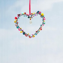 Decoration Funkel Herz 10 Spring