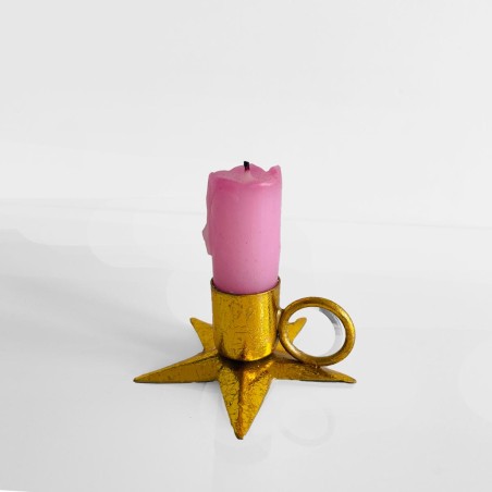 Candle holder Sparkle gold Star