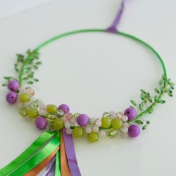 Decoration FUNKEL viola-green