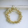 Decoration FUNKEL Gold Creme