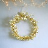 Decoration FUNKEL Gold Creme