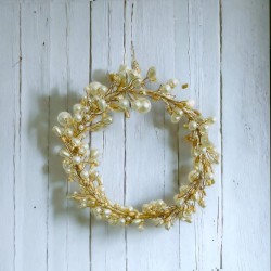Decoration FUNKEL Gold Creme