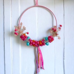 Decoration FUNKEL pink