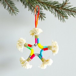 Dekoration Wrap Star multi