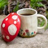 Tasse avec couvercle Grow Own Way Mushroom
