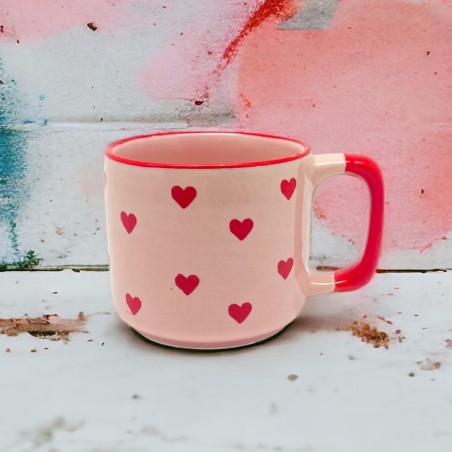 Mug S Ceramic Hearts with Hearts
