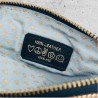 Mini Portemonnaie Leather Smiley metallic gold