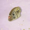Porte-monnaie Souris cuir gold
