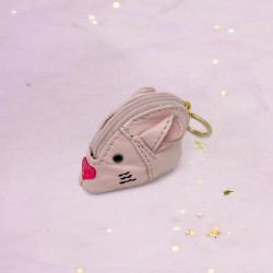 Schlüsseltäschchen Cashmouse Leder ltpink hearts