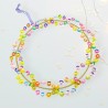 Decoration FUNKEL Flower Circle multi sparkle