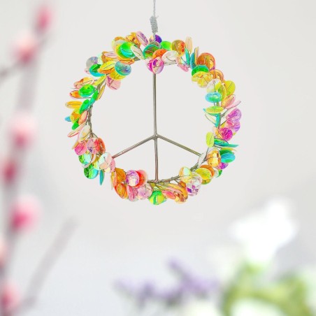 Decoration FUNKEL Peace multi sparkle