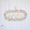 Dekoration FUNKEL Welcome oval multi sparkle
