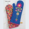 Ofenhandschuh folk flower