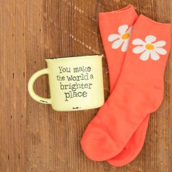 Coffret composé Mug&Chaussette world brighter