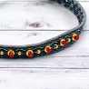 Armband Woven Tape redgold ricrac