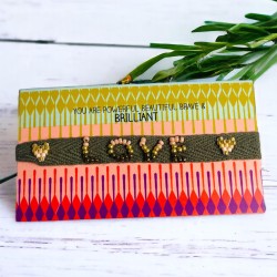 Bracelet Woven Tape LOVE Beads