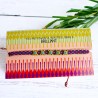 Bracelet Woven Tape bluegold 5 on dot