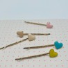 Haarclip Emaille Heart Set3