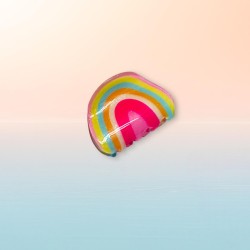 Hair clip Rainbow M