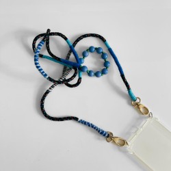 Schultergurt, Handyband Wrap + Beads