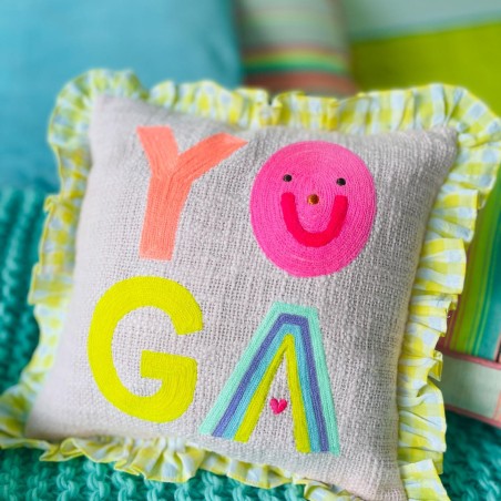 Cushion Cover Yoga frill 3030