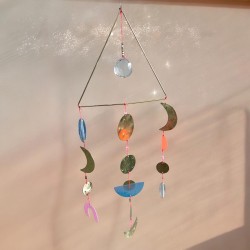 Dekoration mobile triangle crystal