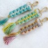 Porte-Clés tissé metallic