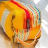 Cosmetic Pouch recycled plastic smile orange