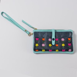 Wallet Leather Patchouli HK dkblue