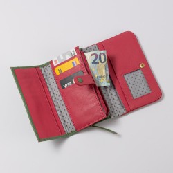 Portemonnaie Leder Patchouli Leena mint