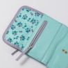 Portemonnaie Leder ind Millefleur ltblue