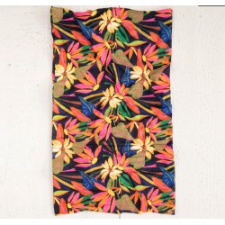 Stirn- und Haarband Boho Bandeau Black Tropical