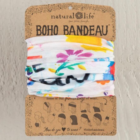 Stirn- und Haarband Boho Bandeau White Follow The Sun
