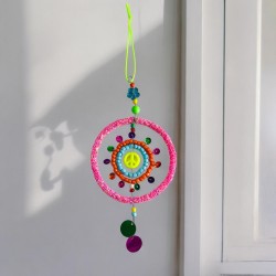 Decoration Funkel pink Circle Ornament
