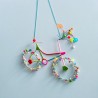 Dekoration FUNKEL Fahrrad pastel
