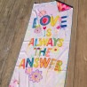 Yoga/Beach Towel Love is the answer