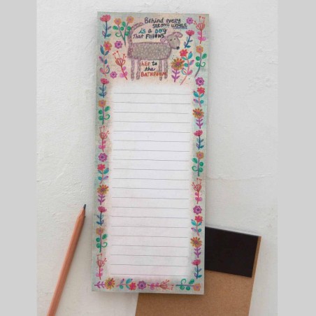 Magnetic Notepad Behind every stron