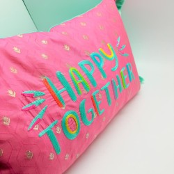 Cushion Cover Brokat Happy Together 3050